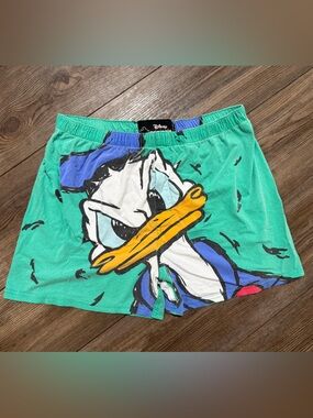 Vintage Y2K Disney Donald Duck Graphic Boxer Shorts Theme Parks Size Mens Medium